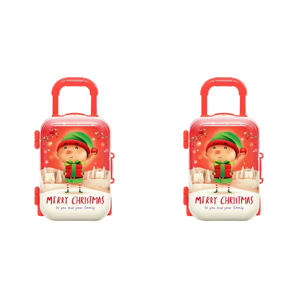 1/2/4/6pcs Christmas Socks Red Candy Boots Holiday Gift Bags Christmas Trees Santa Claus Boots for Fireplace