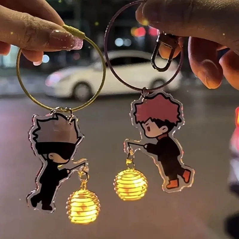 Jujutsu Kaisen Gojo Satoru Geto Suguru anime peripheral creative Q version acrylic lantern key chain hanging chain decoration