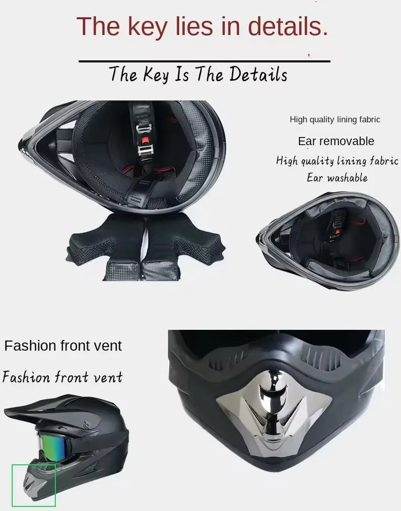 Motorcycle Helmet Youth Kids Child Full Helmet Children Helmets Motocross Casco Moto children Off-road Safety Protection DOT