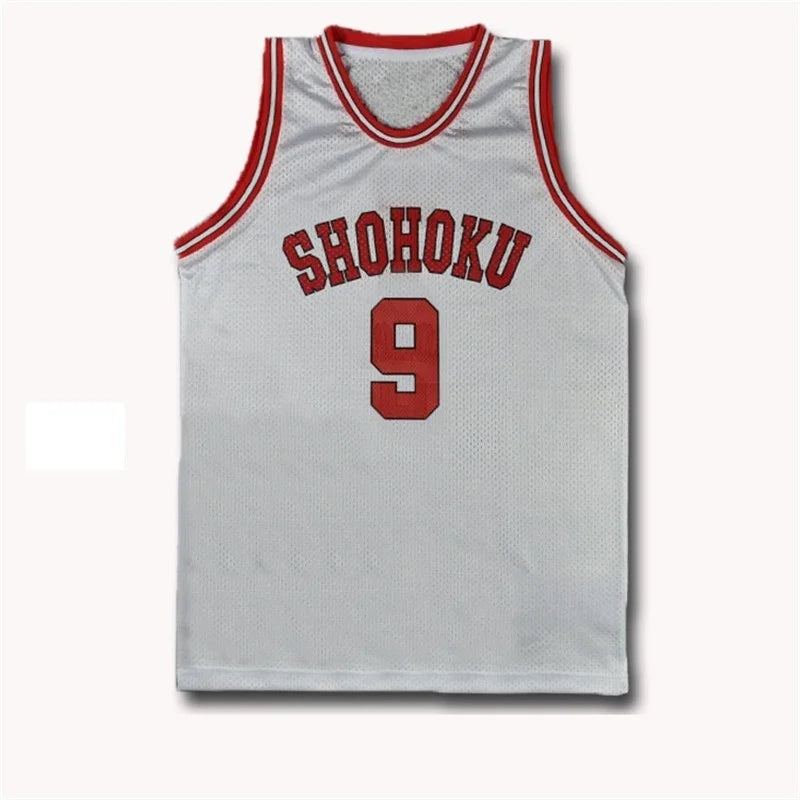 Shohoku School Basketball Team Jersey Anime Sakuragi Hanamichi Rukawa Cosplay Slam Dunk Jersey QUICKY DRYING Sportswear Package