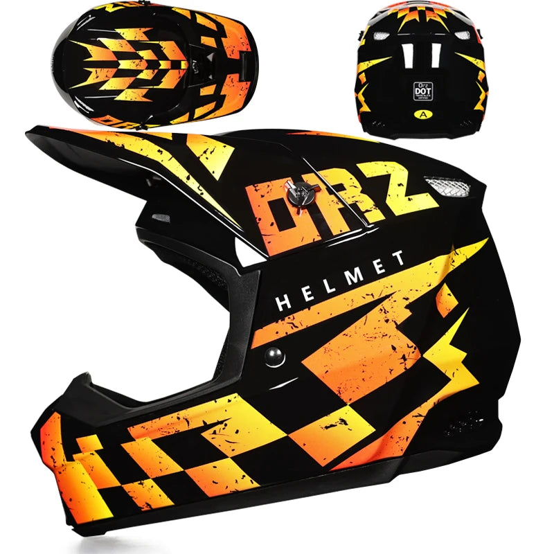 Motorcycle Helmet Professional Motocross Off Road Helm Children Off-road Casque Capacete De Motocicleta
