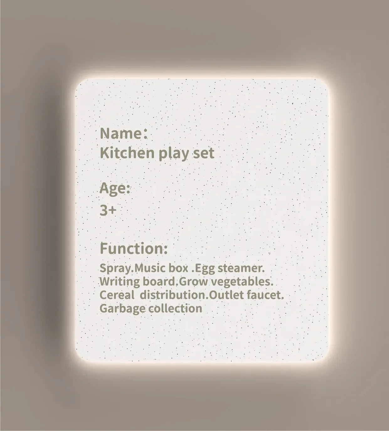 New 93cm Children's Simulated Spray Kitchen Tableware Set Sound Light Smoke Water Tableware Table Toy Christmas Gift Toy