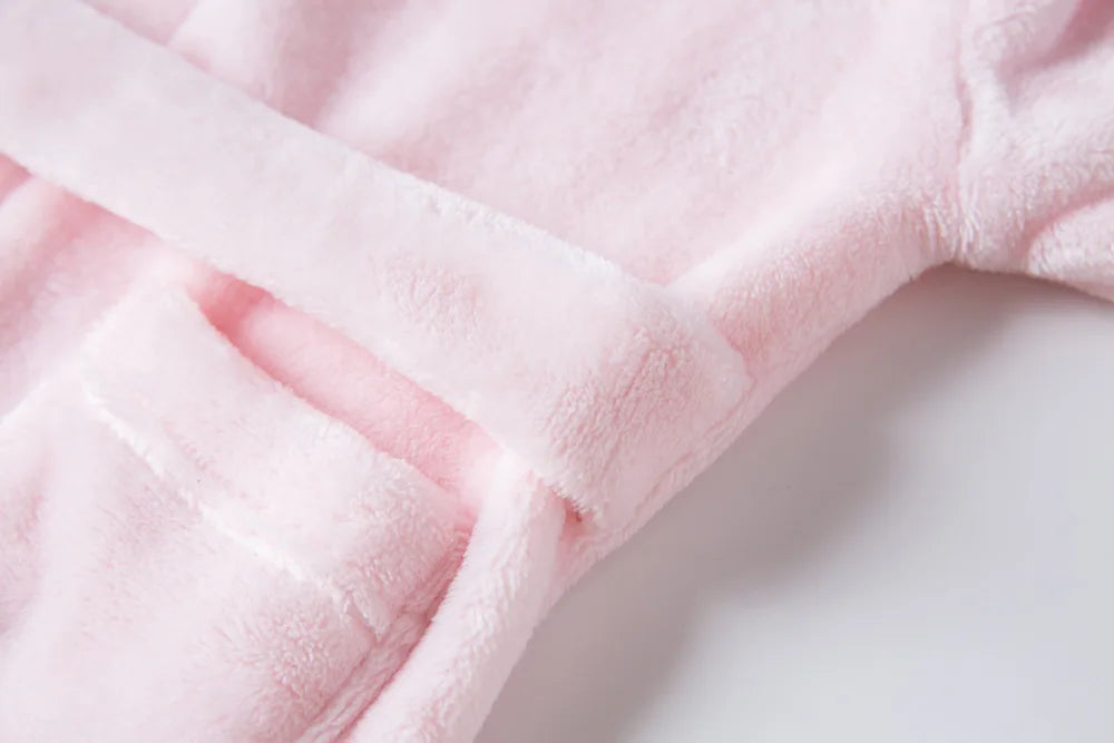 Kids Sleepwear Robe Autumn Winter Flannel Warm Bathrobe For Girls 1-11 Years Toddler Children Pajamas For Boys Girl Pajamas