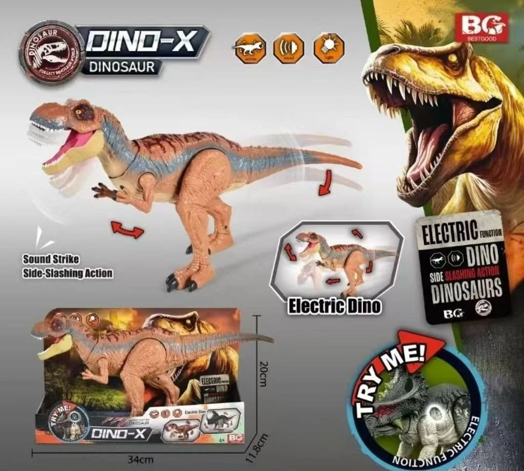Jurassic Dinosaur Sound Effects - Tyrannosaurus Rex and Velociraptor Simulation Models for Boys' Birthday Gifts and Collections