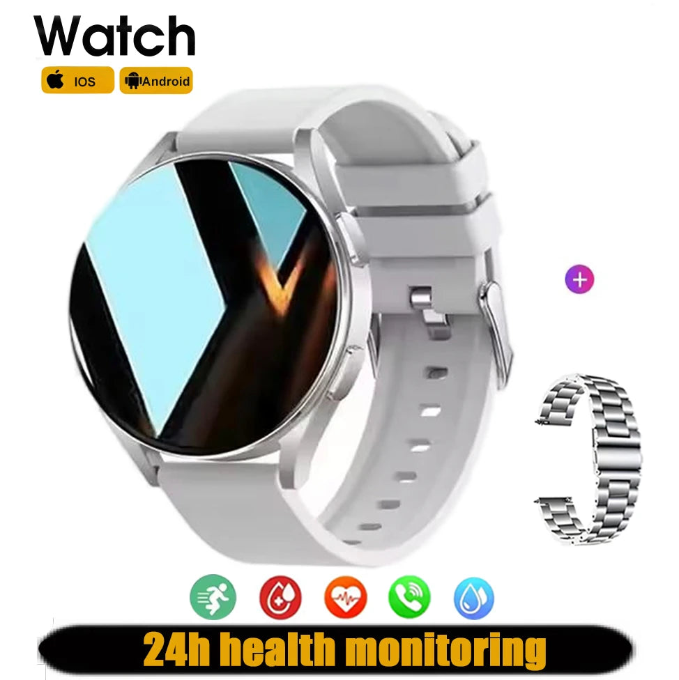 2025 New Women SmartWatch Bluetooth Call Lady Watches Sport Waterproof Heart Rate Sleep Smart Watch for Women Present Gift