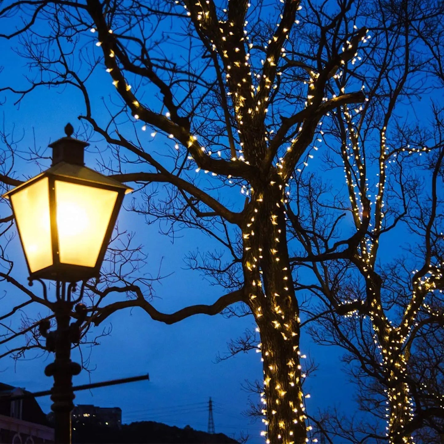 AlliLit LED Solar String Light Fairy Outdoor Garden Waterproof Lamp 2025 Christmas Garland Xmas Holiday Party Home Decoration