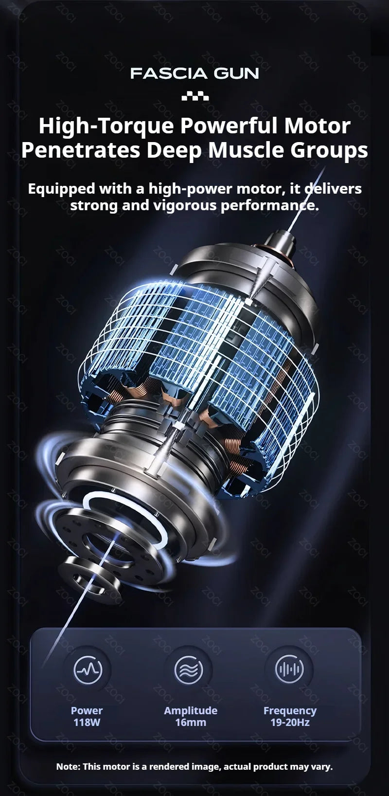 Mini 99 Levels Fascia Gun Handheld Portable Massage Gun Vibration Digital Display Muscle Massager Deep Tissue Massager for Body