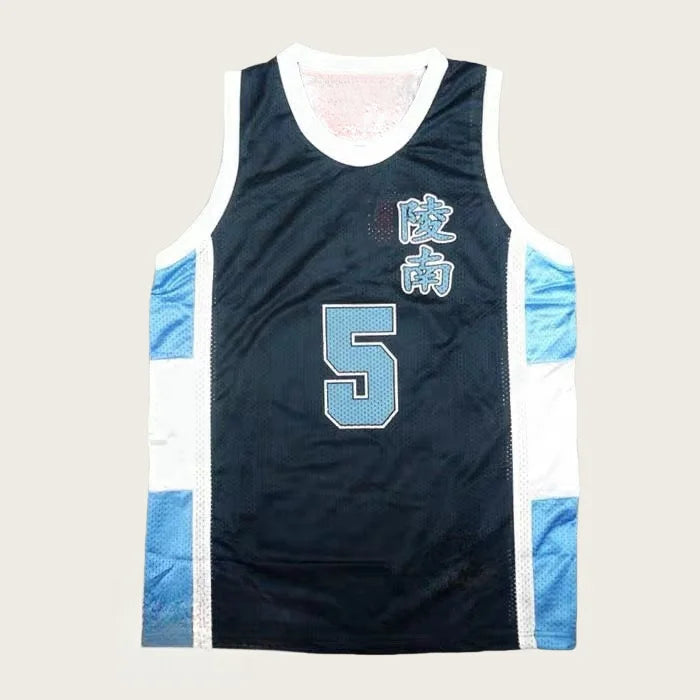 Shohoku Ryonan Anime White Blue Sports Uniform Jersey Shorts Set High School Sendoh Akira Cosplay Basketball Team Costume