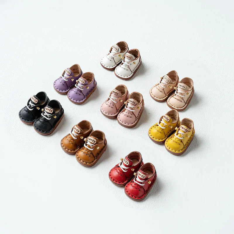 New Fashion Blyth Cute Leather Shoes Blyth Doll Mary Jane Casual Shoes 3* 1.8cm for Ob24 Ob22 Licca Azones Toy Doll Accessories