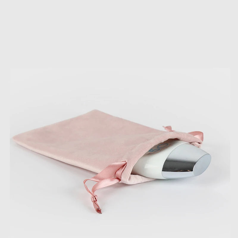 10pcs/lot LOGO Customized Velvet Storage Drawstring Bags Soft Touching Dust Pouches Personalized Christmas Gift Pocket