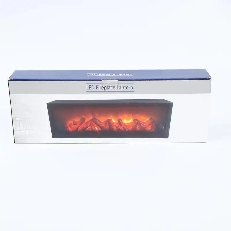 Modern Electric Fireplace LED Flame Heater 1500W Remote Control Steel Material for Household Hotel Use English Operating