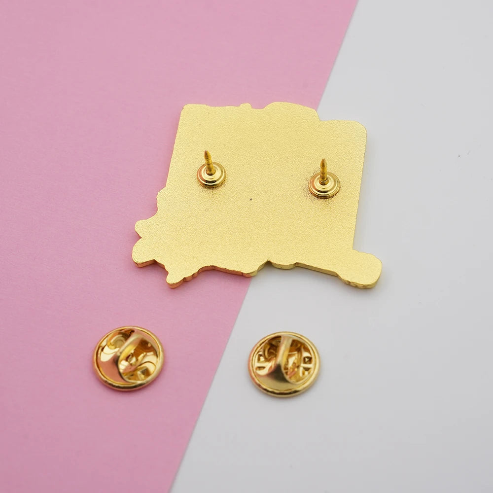 Psalm 118:14 Enamel Pin The Lord is My Strength And Song Badge Christian Brooch Floral Bible Jewelry Gift