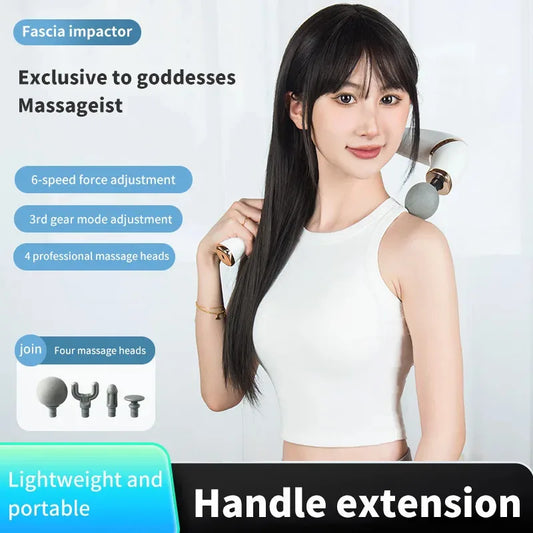 Relax The Spine Professional Vibrating Body Massage Hammer Premium Handheld Massage Gun Portable Percussion Vibration Hammer