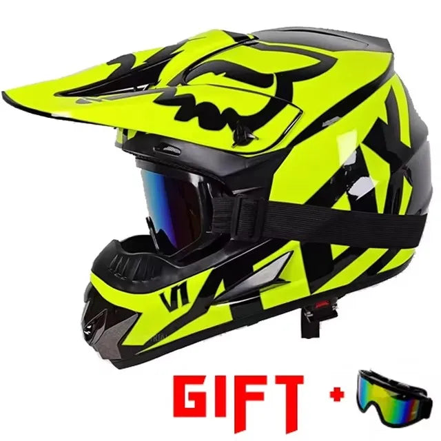Motorcycle Child Full Helmet Children Helmets Motocross Off-road Casco Moto Off-road Protective Cycling Casque For Motobike Men