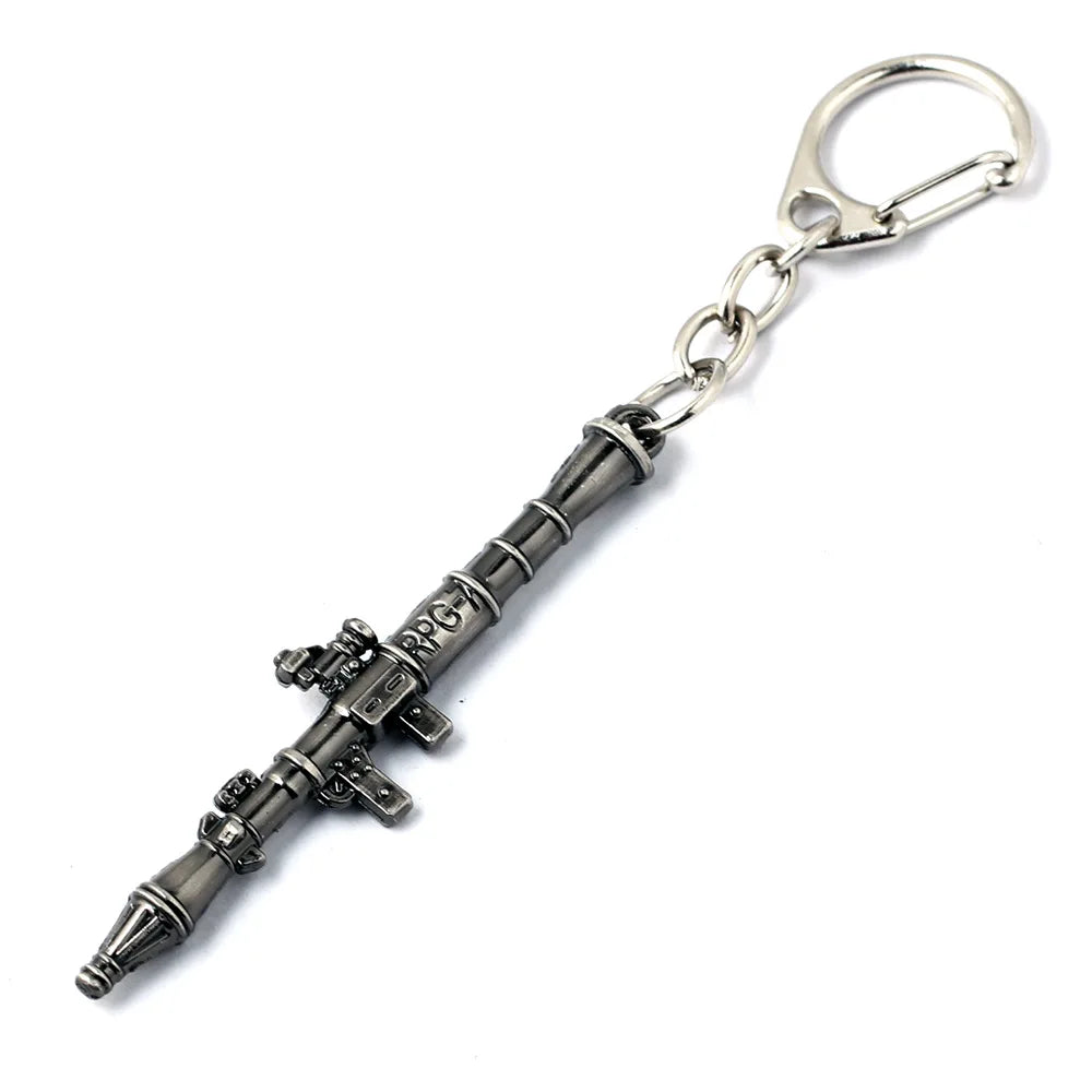 Novelty Counter Strike Gun AK47 Keychain Men Trinket Awp Rifle Sniper CS GO Saber Men's Bag Car Key Chain Jewelry Souvenirs Gift