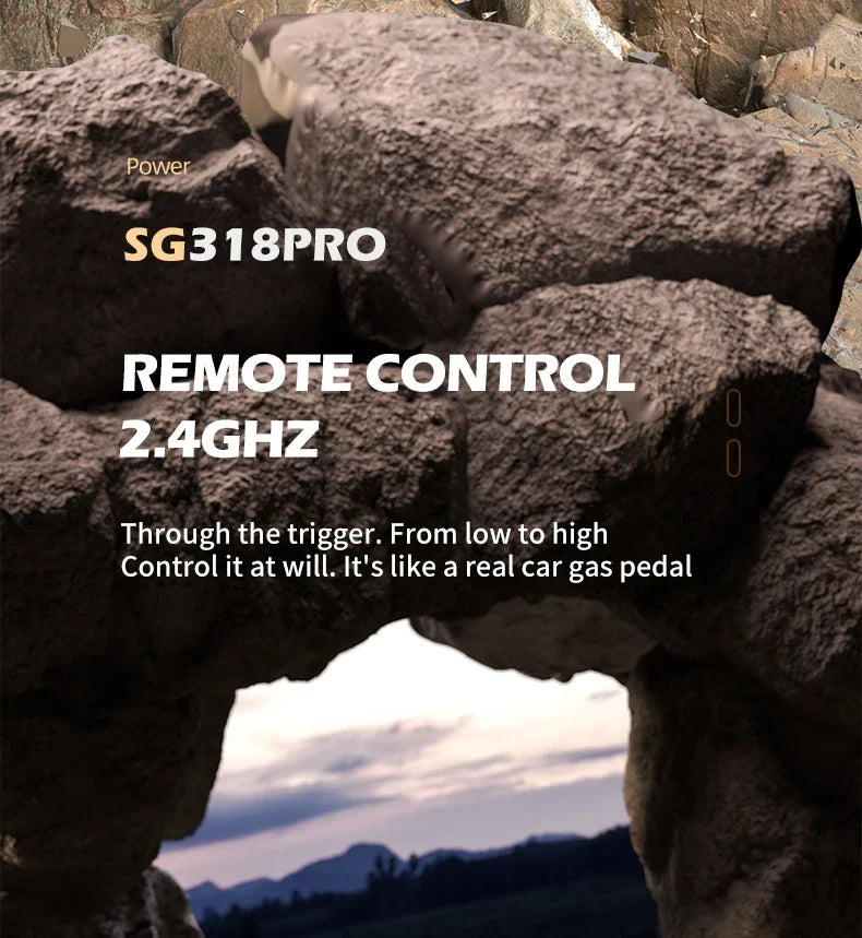 SG318 PRO 1:20 Scale RC Car 20km/h High Speed RC Cars Toys For Adults And Kids Remote Control Cars 2.4G Off Road Monster Truck