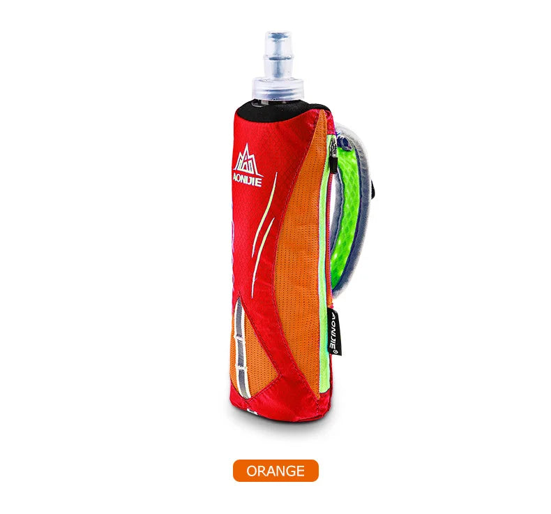 AONIJIE E908 Running Hand-held Water Bottle Kettle Holder Wrist Storage Bag Hydration Pack Hydra Fuel Soft Flask Marathon Race