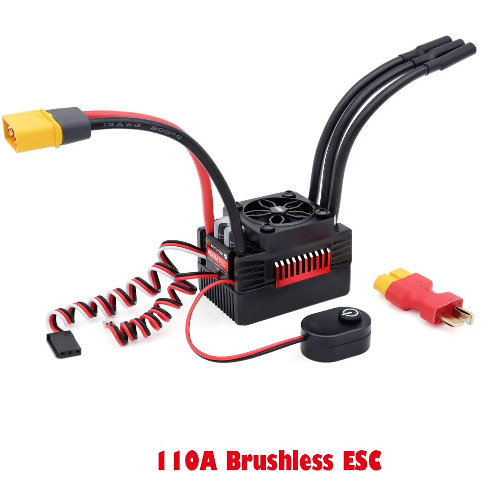 Surpass Hobby Surpasshobby Rocket V2 Supersonic 50A 60A 90A 110A 2-3S Waterproof Brushless ESC 5.8V/5A BEC For 1:10 RC Car Truck