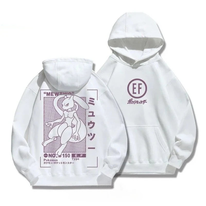 New Sportswear Gengar Anime Pikachu Snorlax Men's and Women's Autumn Winter Hoodies Student Sweaters Youth Cool Sports Jackets