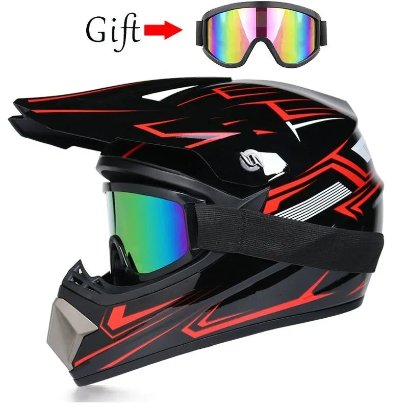 Motorcycle Full Face Helmets Motocross Off Road Racing Helmet Motorbike ATV Dirt Bike Racing Capacete Moto