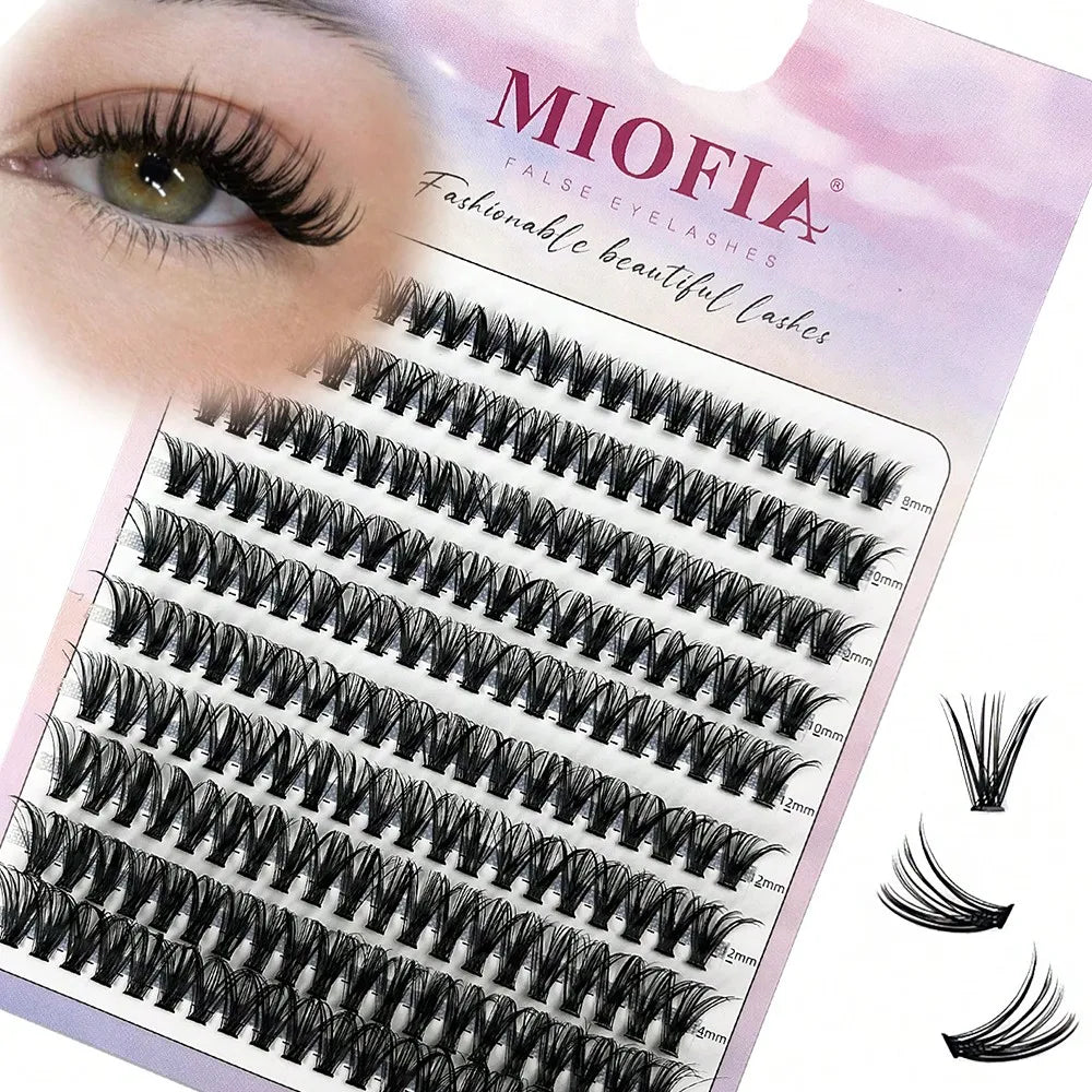 30D 40D 60D 80D Mink False Eyelashes 180/200 Bundles Natural Lashes extension 3D Russia Volume Individual Eyelash Cluster Makeup