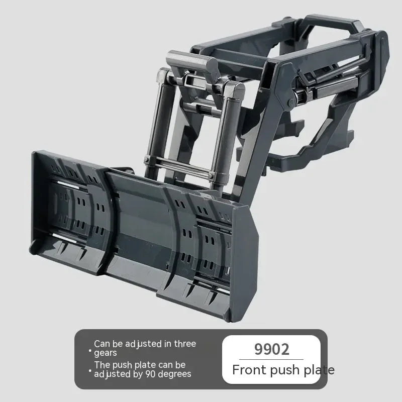 1:24 Inertia Tractor Trailer With Headlights Farm Toy Set Car Truck Farm Simulation Child'S Birthday Christmas New Year Gift