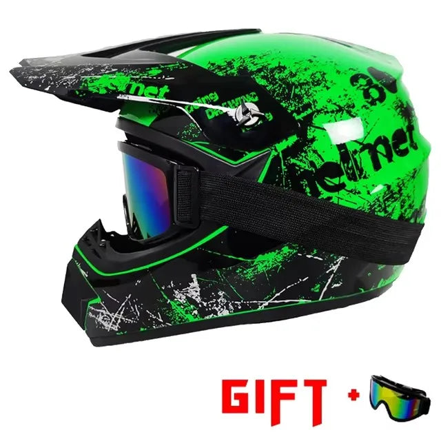 Motorcycle Child Full Helmet Children Helmets Motocross Off-road Casco Moto Off-road Protective Cycling Casque For Motobike Men