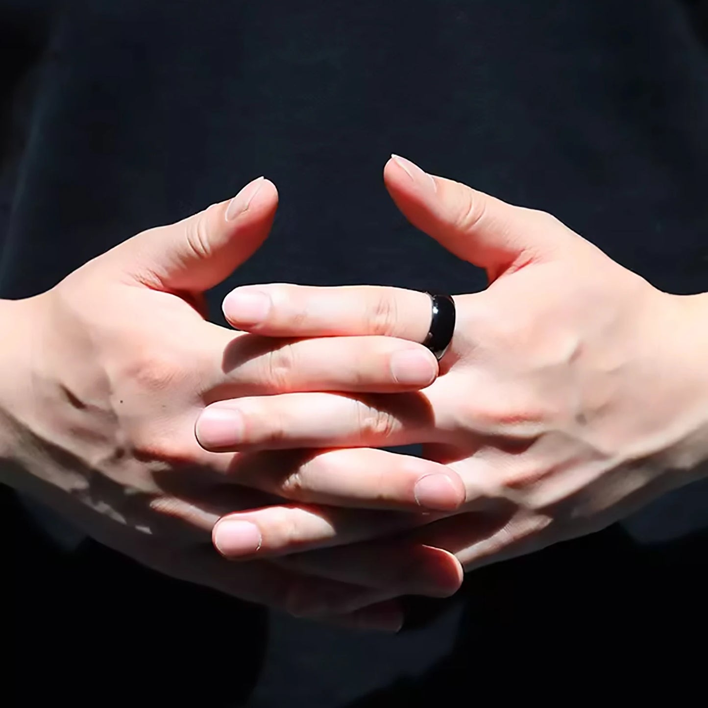 T5577 Chip RFID Black or White Ceramics Smart Finger Rewrite Ring 125KHZ Wear for Men or Women