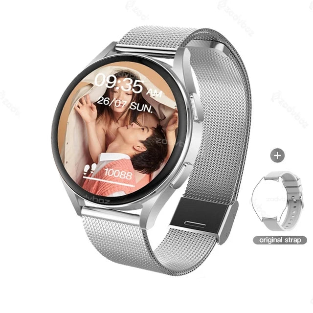 2026 New Women SmartWatch Bluetooth Call Lady Watches Sport Waterproof Heart Rate Sleep Smart Watch for Women Present Gift