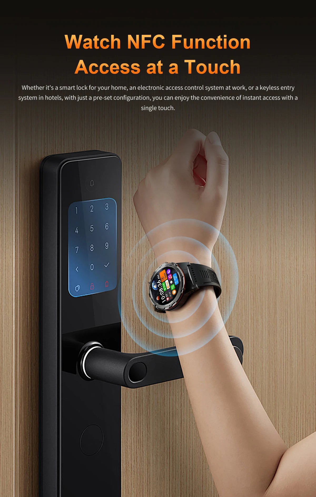 2025 NEW Popular Outdoors GPS tracker Sports Smart Watch Men 500mAh NFC HD Call IP68 depth waterproof Watch Men For Xiaomi Men