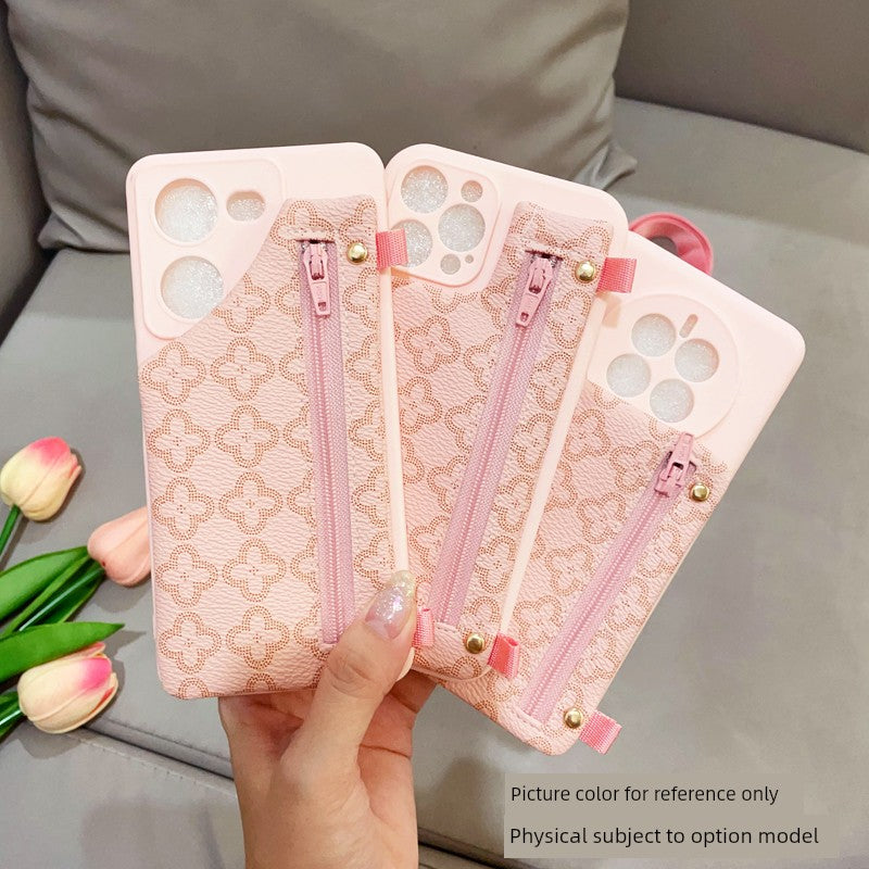 Oppo Four-Leaf Clover Drop-Resistant Universal Protective Cover Phone Case