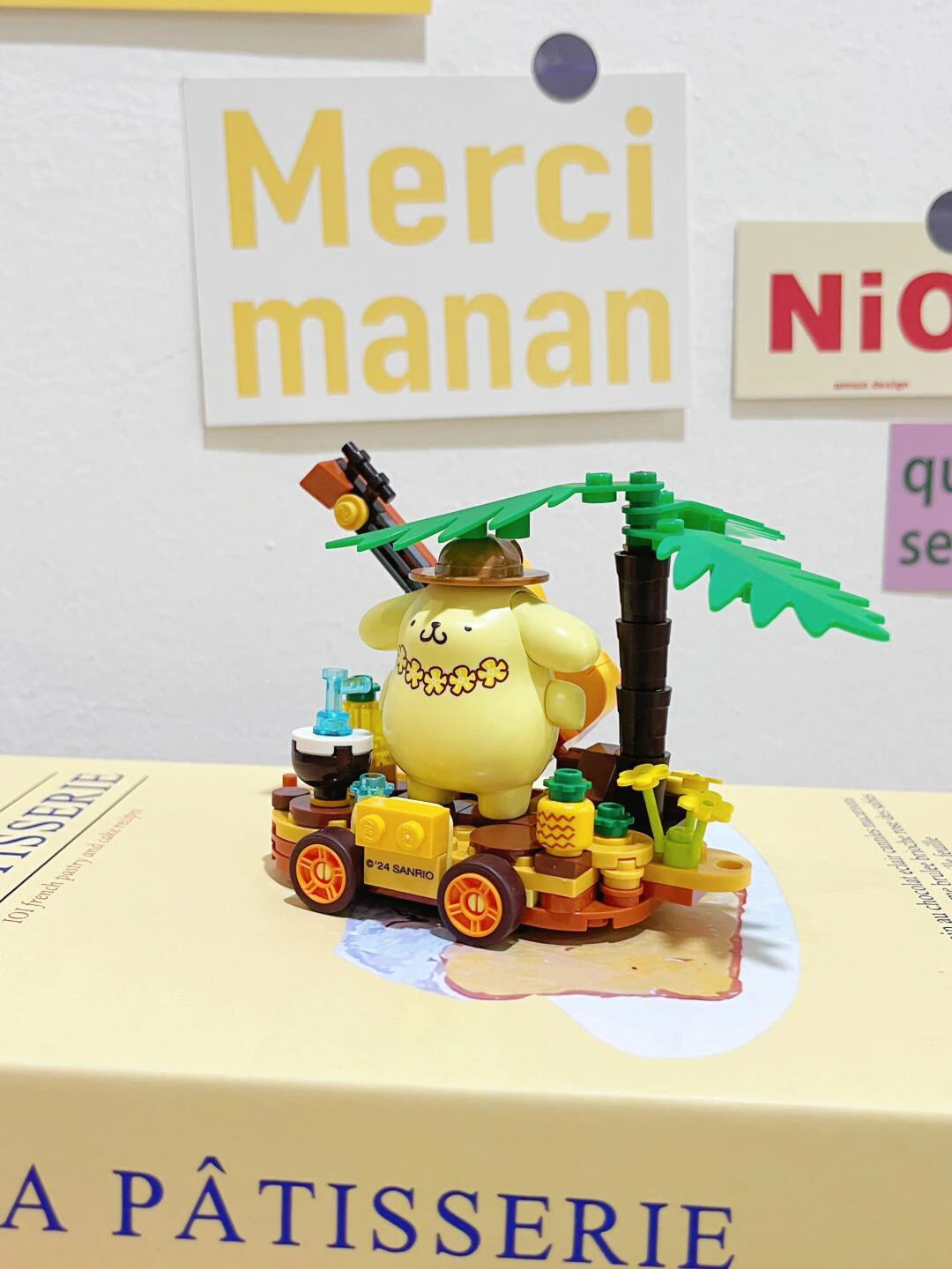 Sanrio Toy Building Blocks Hello Kitty Figurine Kuromi Melody Figure Toy Collection Dolls For Kids Christmas Gifts Toy