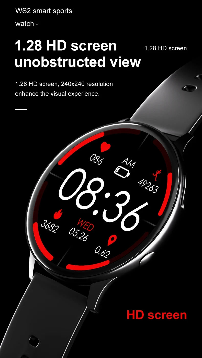 2026 New Women SmartWatch Bluetooth Call Lady Watches Sport Waterproof Heart Rate Sleep Smart Watch for Women Present Gift