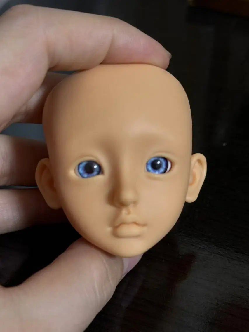 30cm Handmade Makeup Doll Head 1/6 BJD Doll Handmade DIY Sweet Girl Toy Birthday Surprise Christmas Gift