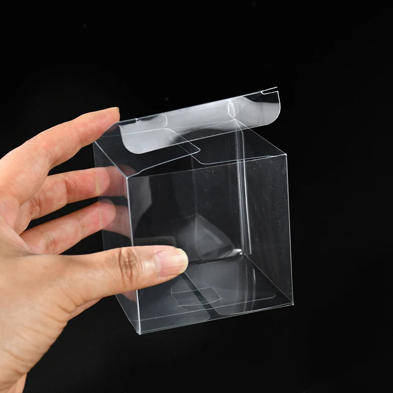 20/50PCs Clear Gift Box Cupcake Dessert Cookie Candy Boxes Wedding Birthday Party Supplies Baby Shower Christmas Gift Packaging