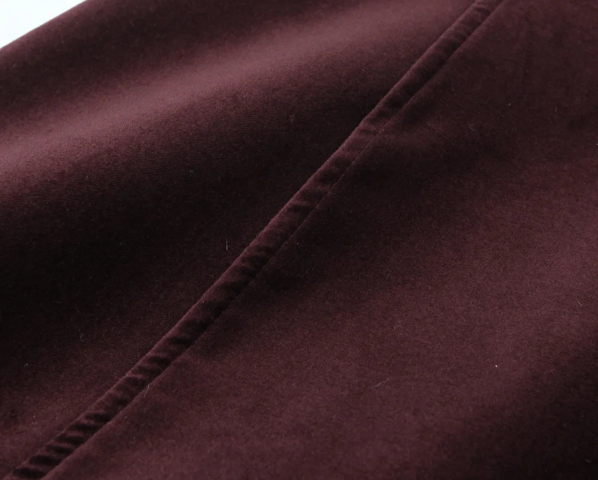 YENKYE Sexy Elegant Women Burgundy Velvet Bow Strapless Dress Christmas Party Mini Vestidos