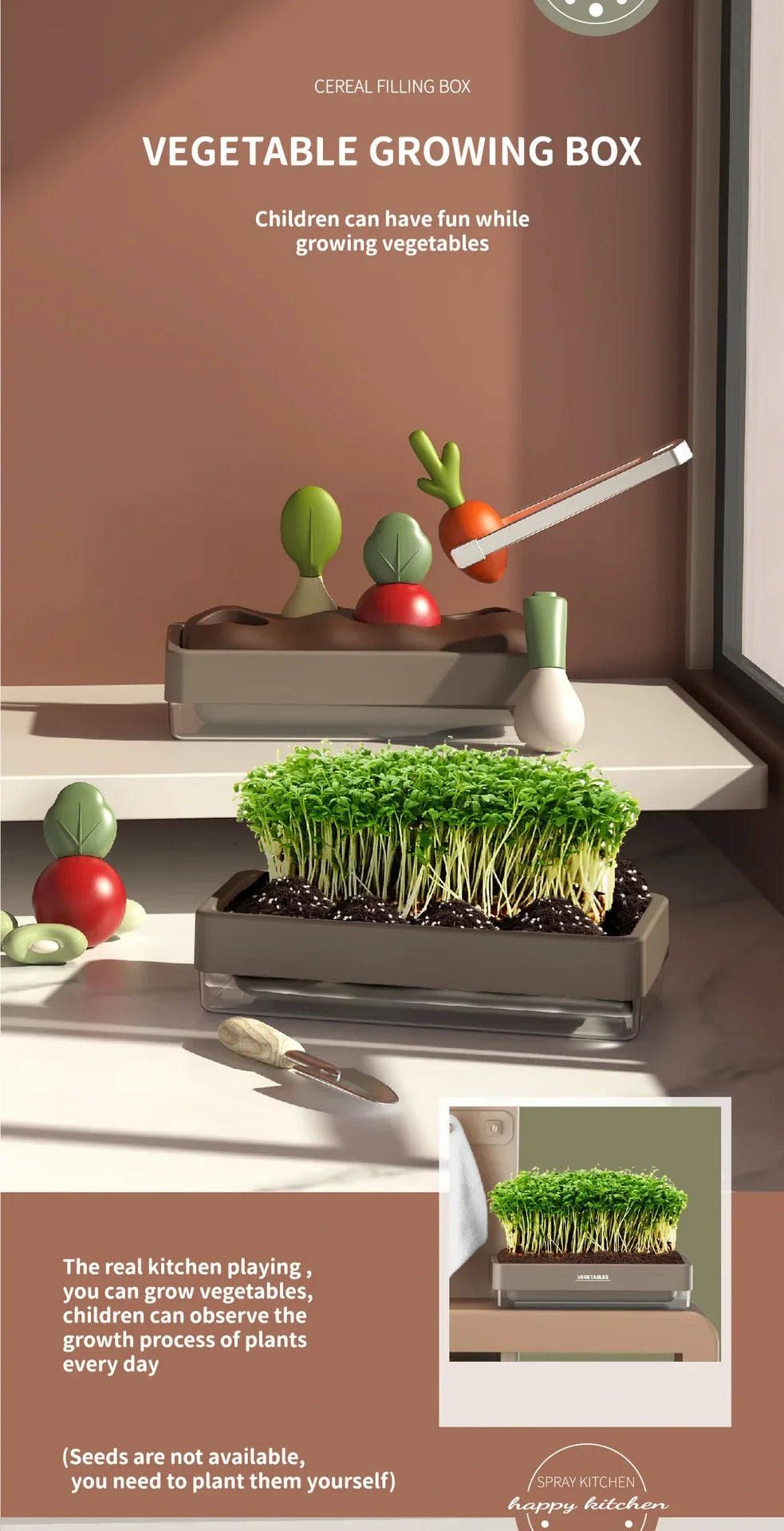 New 93cm Children's Simulated Spray Kitchen Tableware Set Sound Light Smoke Water Tableware Table Toy Christmas Gift Toy