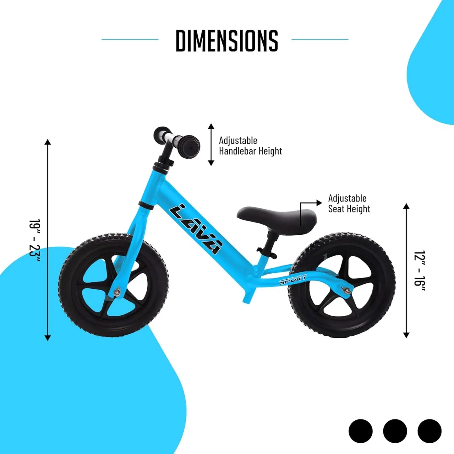 Balance Bike - Lightweight Aluminium Toddler Bike for 2, 3, 4, and 5 Year Old Boys and Girls - No Pedal Bikes for Kids with Adju