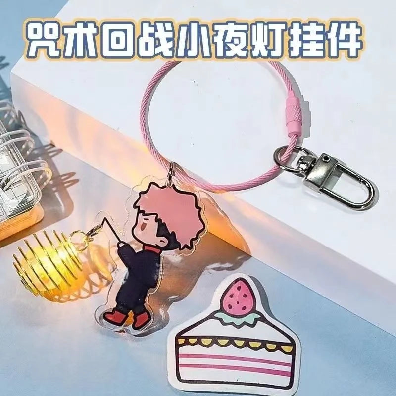 Jujutsu Kaisen Gojo Satoru Geto Suguru anime peripheral creative Q version acrylic lantern key chain hanging chain decoration
