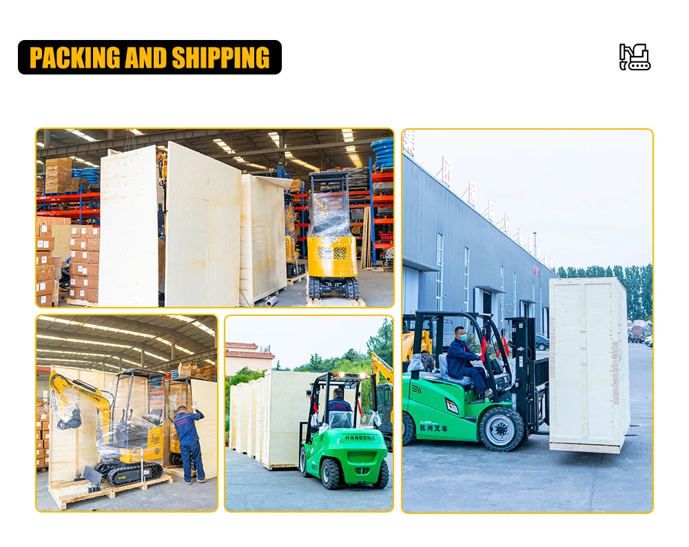 AC Cabin Mini Crawler Excavator Diesel Tractor 2.5 ton Hydraulic Compact Excavators 2 ton Mini Bagger Construction Machinery