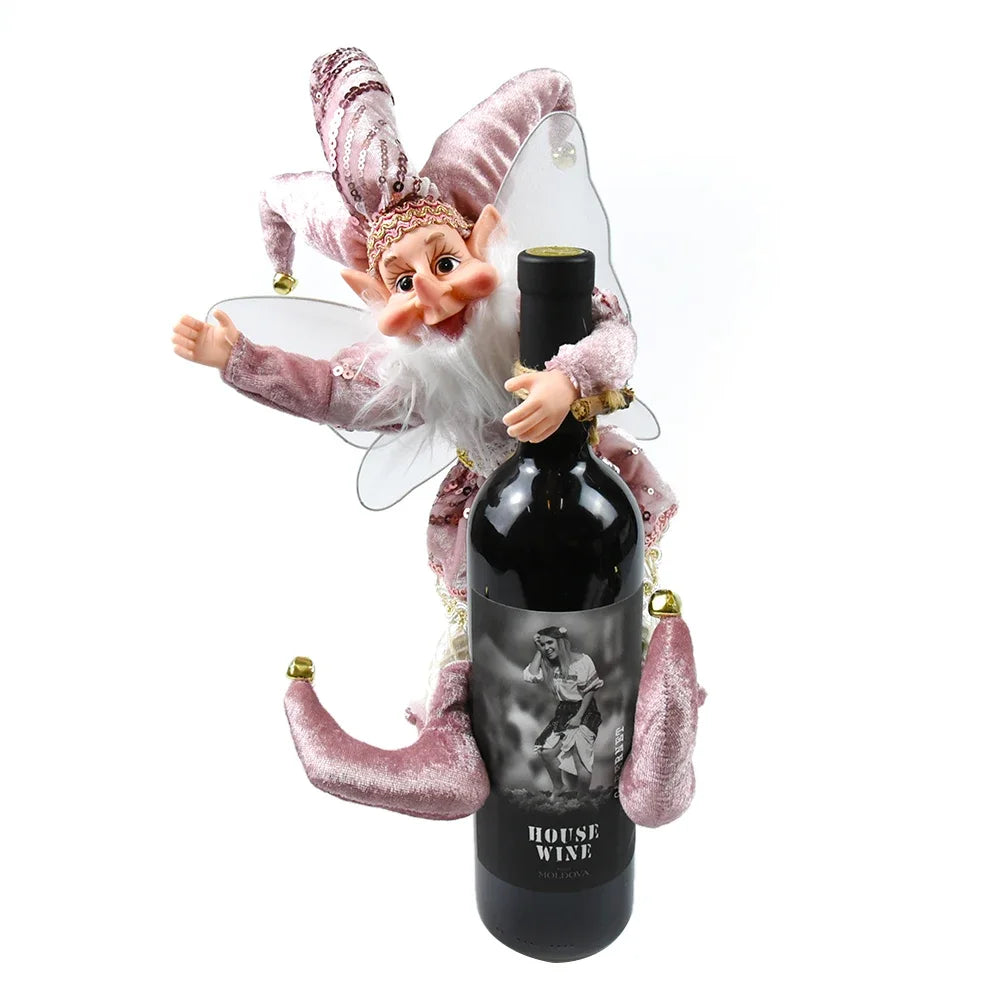 New 50CM Elf Doll Christmas Pendant Ornament Decor Elf Hanging Hanging Standing Decor Navidad New Year Kids Gifts