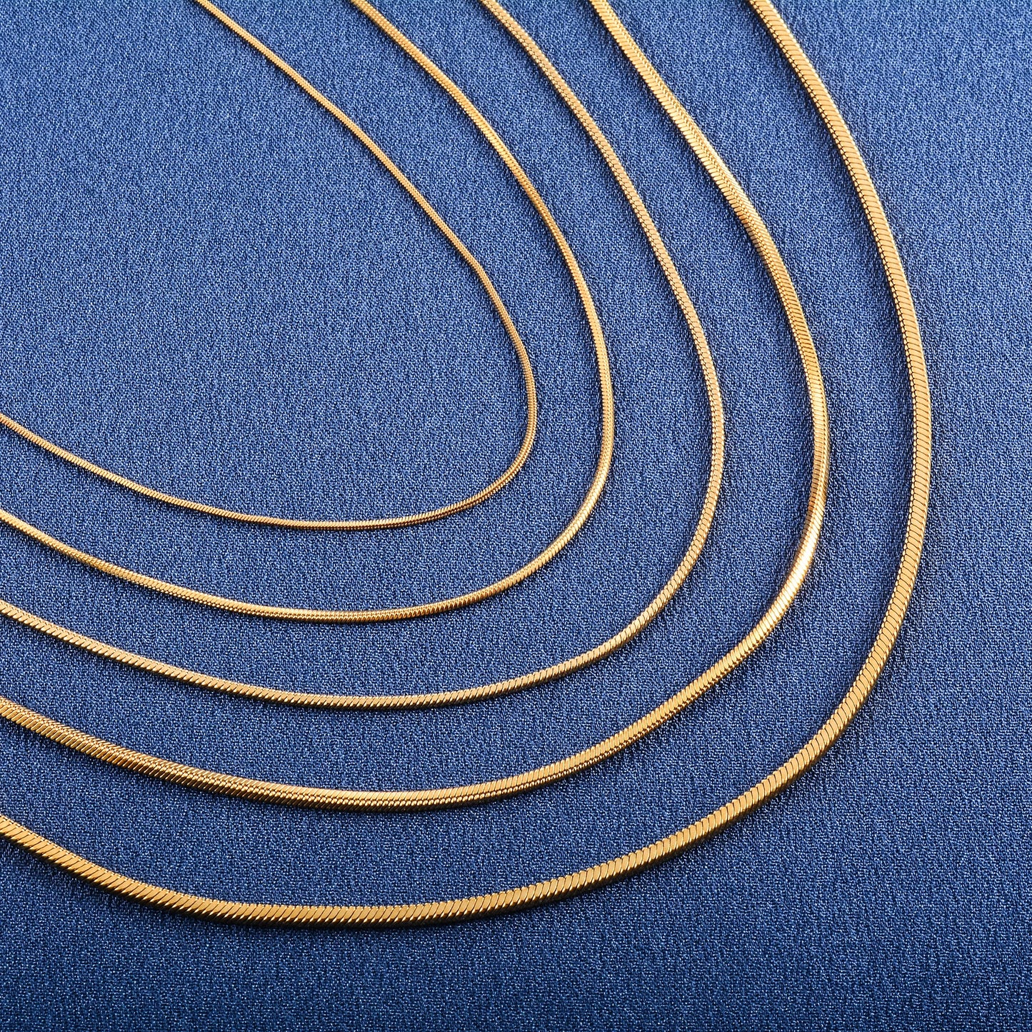 Stainless Steel Long Necklace Square Snake Chain for Women Men Neck Jewelry Making Accessories Collar Gold Color Plated Choker