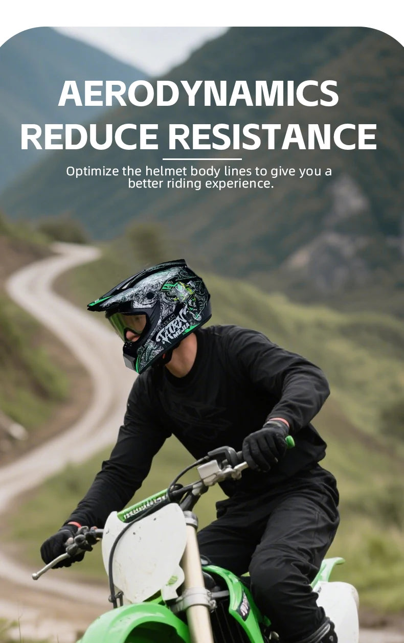 Professional Lightweight Off-road Motorcycle  Helmet Racing Bike Children  Off-road Vehicle Downhill Cross Helmet Motocross