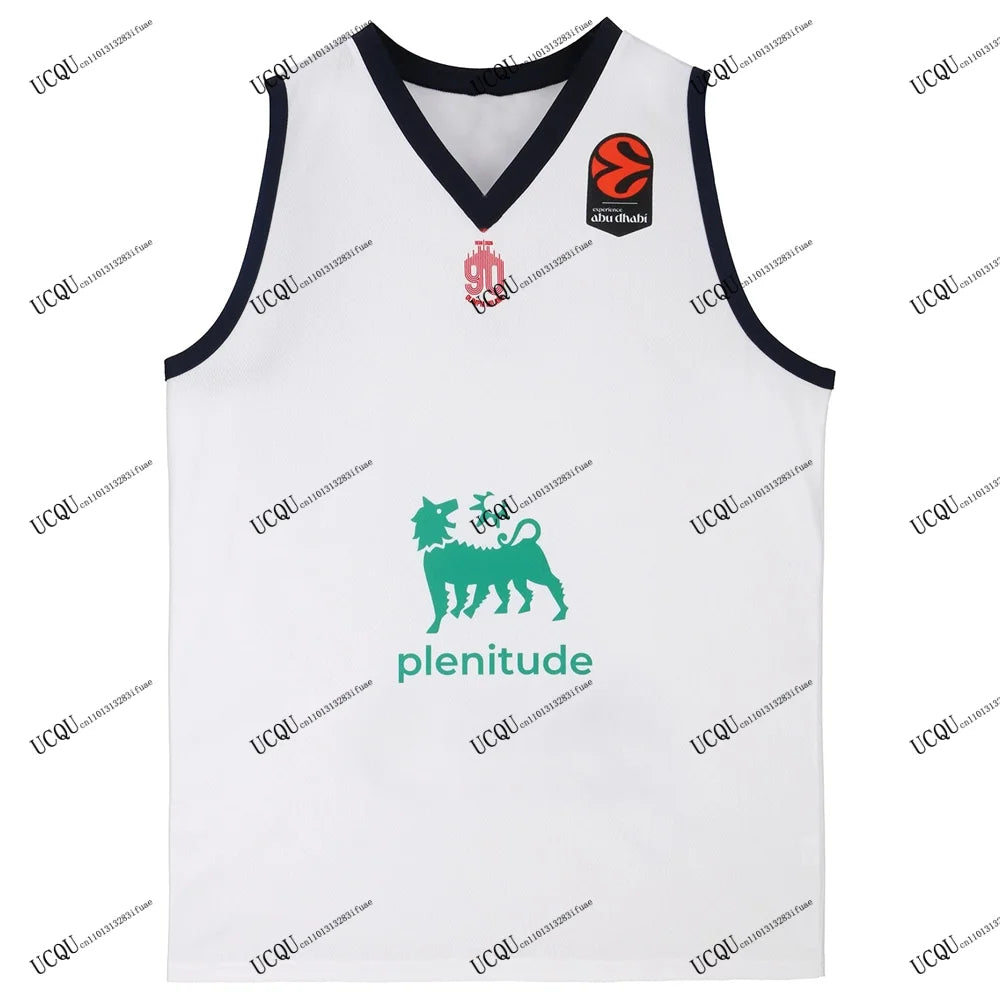 2025-26 Home Away Third MILAN Basket Player LNB Italy Basketball Black Sports T-Shirt Adults Kids Training Jersey 3D Printed