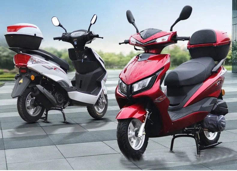 Motorcycle M8 Scooter Motorcycle 125CC Fuel Powered Adult Two Wheel Assist