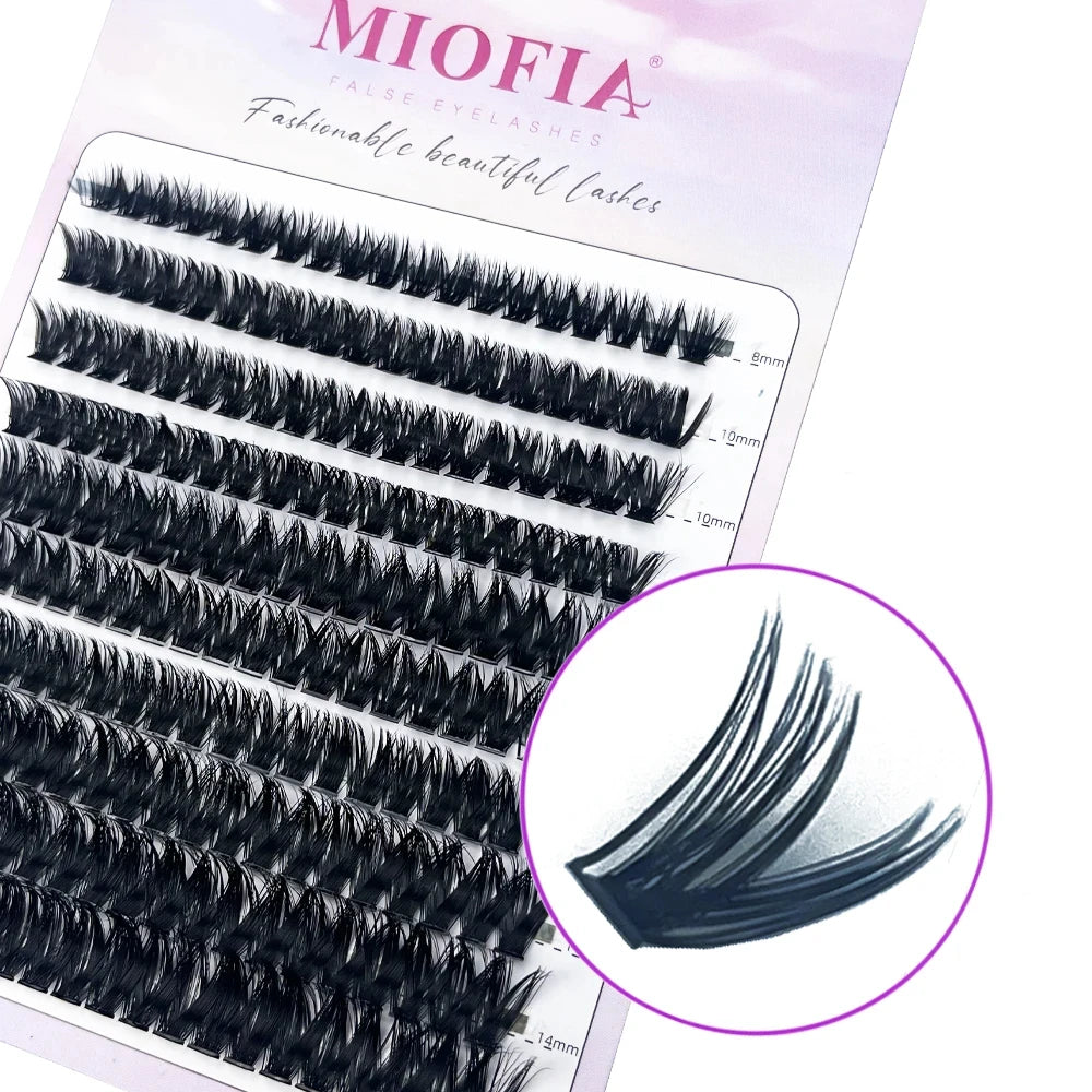 30D 40D 60D 80D Mink False Eyelashes 180/200 Bundles Natural Lashes extension 3D Russia Volume Individual Eyelash Cluster Makeup