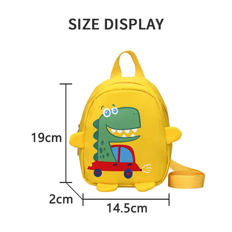 1 PCS Kids Cartoon Mini Dinosaur Backpack Anti Lost Bag Kindergarten School Bag Backpack