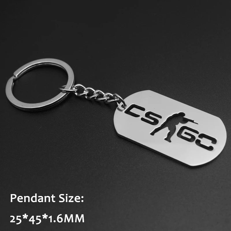 Novelty Counter Strike Gun AK47 Keychain Men Trinket Awp Rifle Sniper CS GO Saber Men's Bag Car Key Chain Jewelry Souvenirs Gift