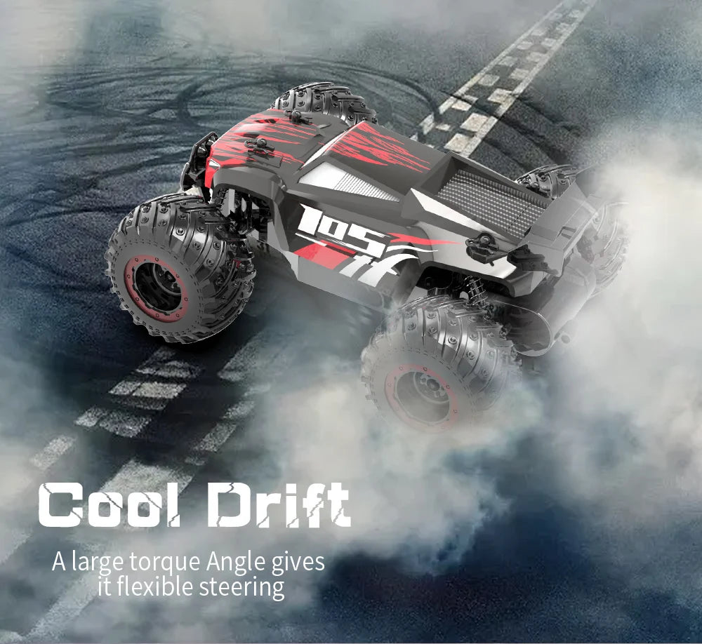 JJRC Q105 Q175 1:18 20 Km/h 2.4GHz Double Motors Drive With LED Light Off Road Remote Control Cars Drift Monster Truck Toys