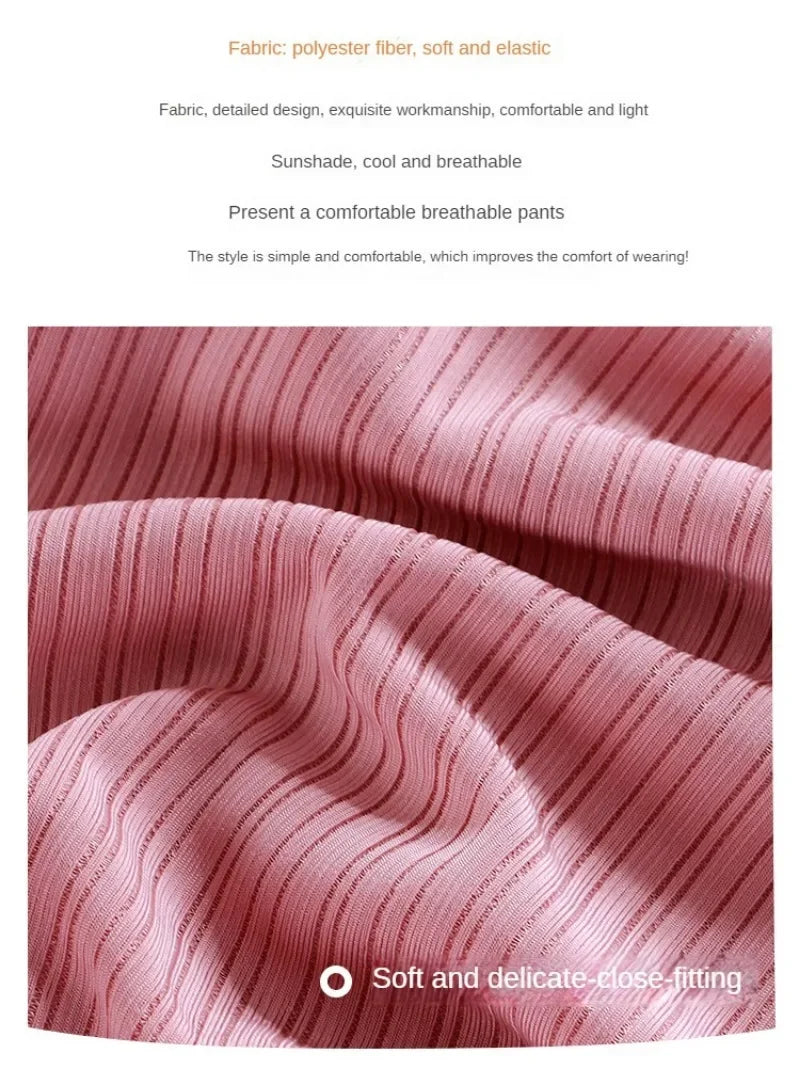 Summer Thin Breathable Prevent Mosquito Candy Color Kids Boys Girls Baby Pants